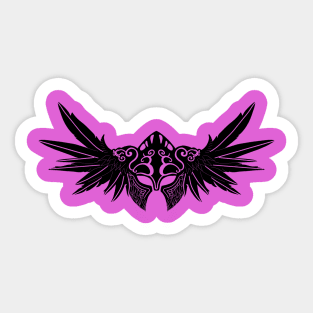 Valkyrie Black Sticker